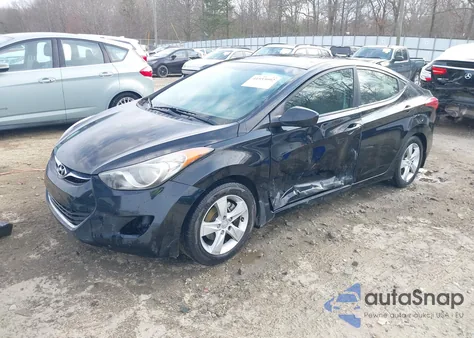 2012 Hyundai Elantra Gls (Ulsan Plant) from USA, damaged, VIN KMHDH4AE6CU332853